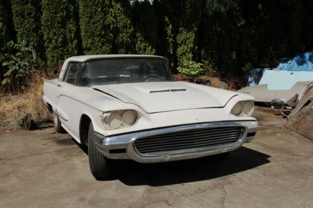 1959 thunderbird front bird nest thunderbird